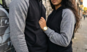 ⁦Hoodie Bi-color Regular Urban Ash Grey⁩ - الصورة ⁦3⁩