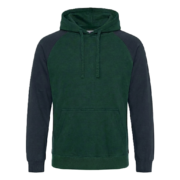 Hoodie Bi-Color Regular Urban Forest Green