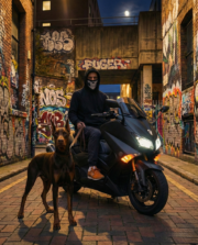 SKull Neck Warmer + Black Regular Hoodie – Image 2