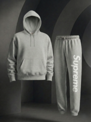 ⁦Hoodie Athletic grey + Jogging Supreme⁩ - الصورة ⁦6⁩