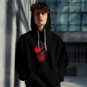 Hoodie Regular Red Nike – Image 2